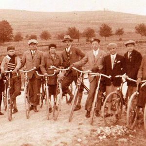 Skýcov 1928 moraveckí cykloturisti